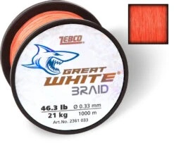 ZEBCO Great White Braid - Geflochtene Schnur - Orange 7 ZEBCO Great White Braid - Geflochtene Schnur - Orange -Kinetic Verkaufsgeschäft 23610334e9hxKSKYOIMk 1280x1280