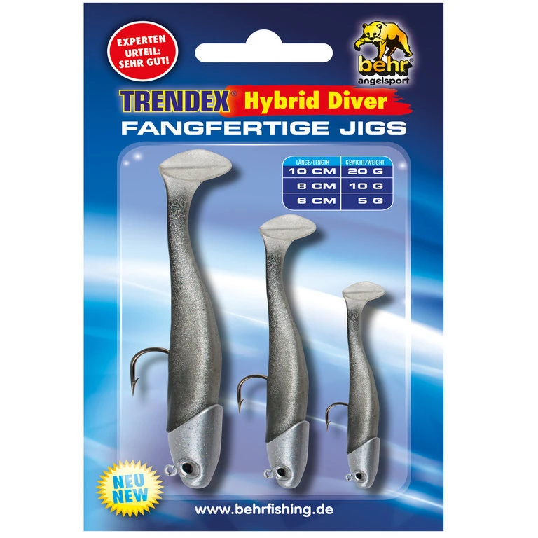 Behr Trendey Hybrid Diver - 3er Jigs 4 Behr Trendey Hybrid Diver - 3er Jigs – Bild 4