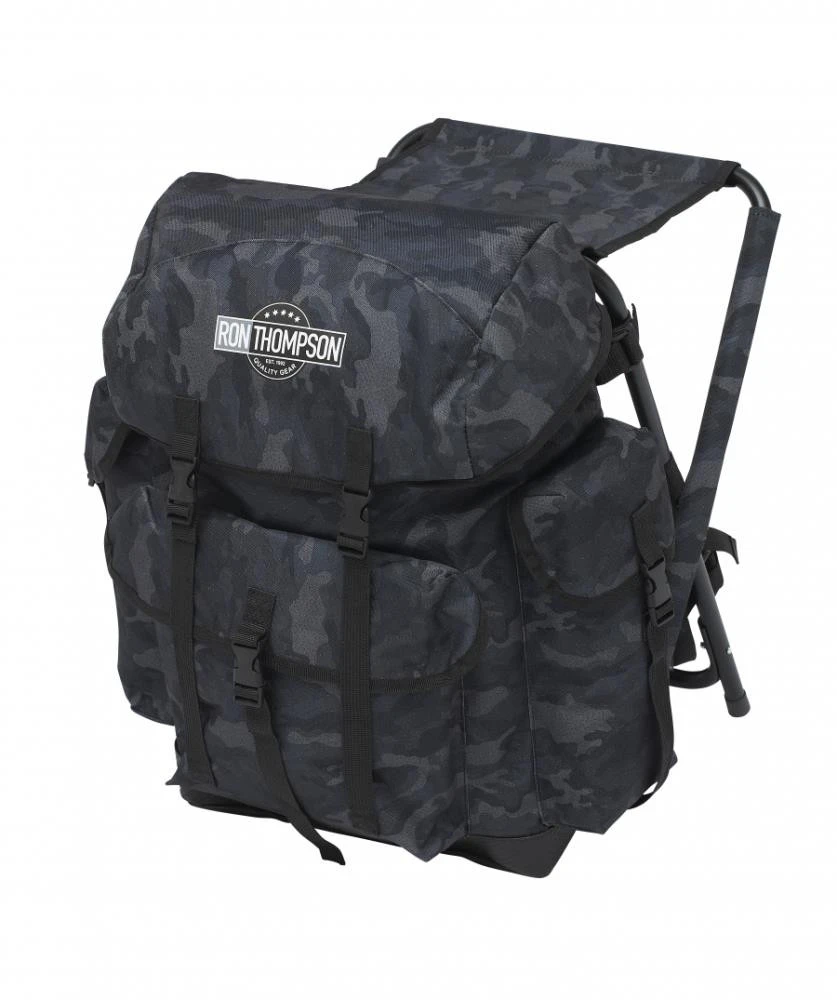 Ron Thompson Camo Backpack - Rucksack Mit Stuhl 1 Ron Thompson Camo Backpack - Rucksack Mit Stuhl