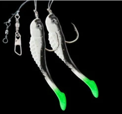 DEGA - 2er Gummifisch-Vorfach Mit Reflexfolie -Kinetic Verkaufsgeschäft 7726004 01 1280x1280