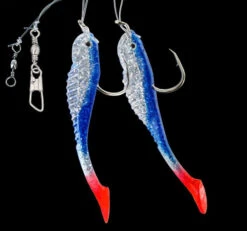 DEGA - 2er Gummifisch-Vorfach Mit Reflexfolie -Kinetic Verkaufsgeschäft 7726006 01 1280x1280