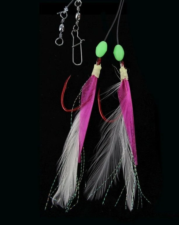 DEGA 2-Arm Meeresvorfach Mit Franzen Und Federn 2 DEGA 2-Arm Meeresvorfach Mit Franzen Und Federn – Bild 2