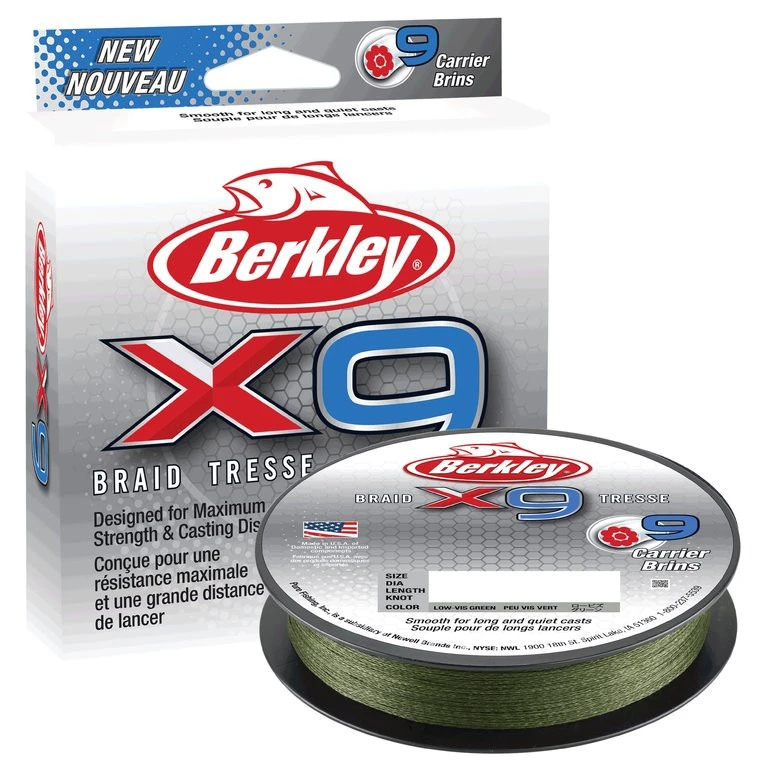 Berkley X9™ Braid 9-fach Geflochtene Schnur 1 Berkley X9™ Braid 9-fach Geflochtene Schnur