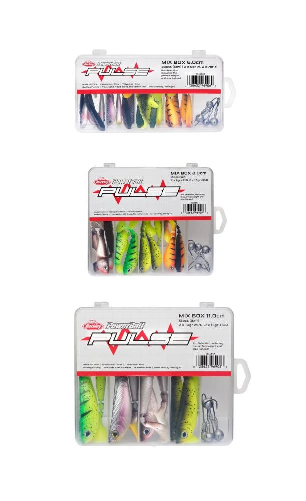Berkley Pulse Shad Mix Box + Jigheads 3 Berkley Pulse Shad Mix Box + Jigheads – Bild 3
