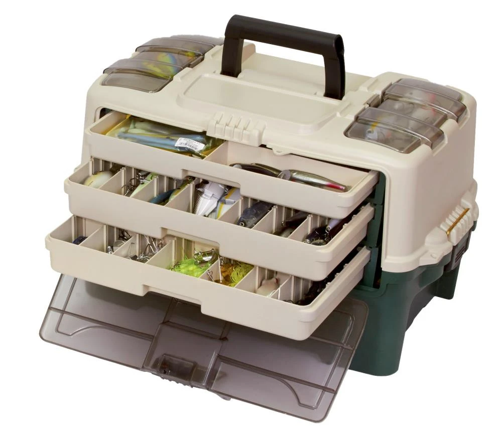 PLANO Hybrid Hip Tackle Box - 3 Tray Box/Drawer - Angelkasten 1 PLANO Hybrid Hip Tackle Box - 3 Tray Box/Drawer - Angelkasten