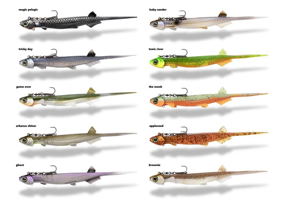 Quantum Pelagic Shad Set Pin-Tail - Gummifisch 4 Quantum Pelagic Shad Set Pin-Tail - Gummifisch – Bild 4