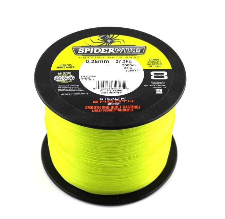 SPIDERWIRE Stealth Smooth 8 Yellow - 8-fach Geflochtene 4 SPIDERWIRE Stealth Smooth 8 Yellow - 8-fach Geflochtene – Bild 4