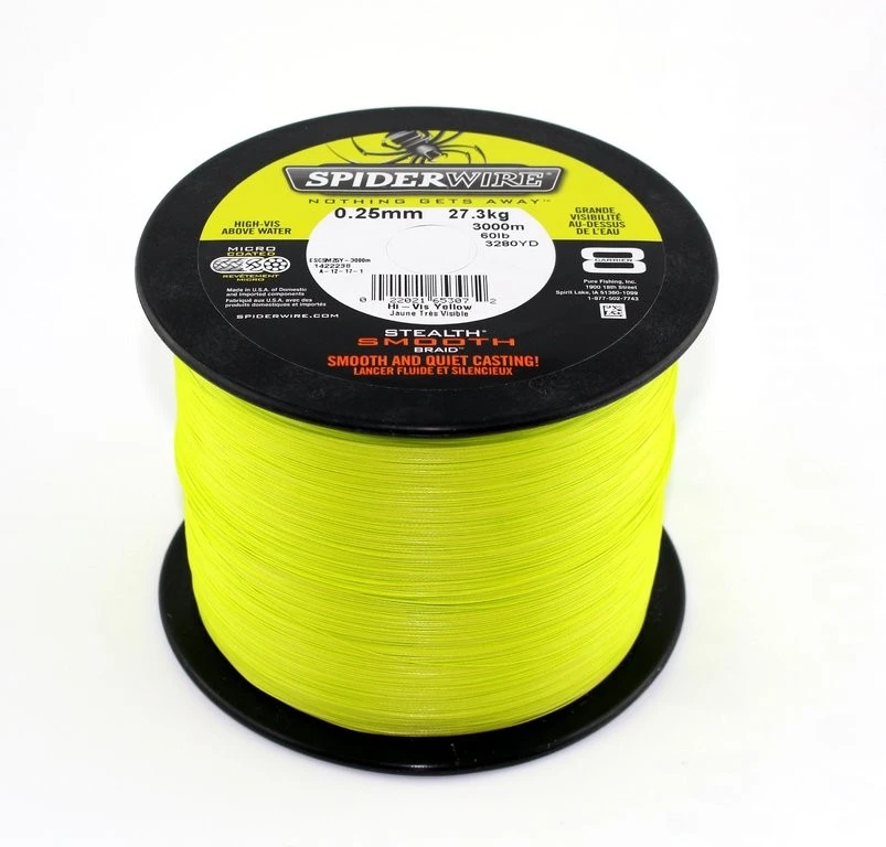 SPIDERWIRE Stealth Smooth 8 Yellow - 8-fach Geflochtene 1 SPIDERWIRE Stealth Smooth 8 Yellow - 8-fach Geflochtene