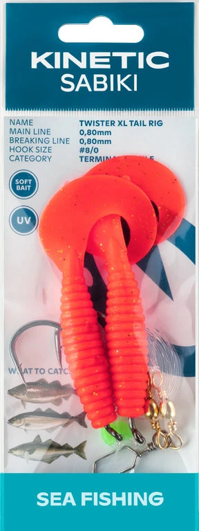 Kinetic Sabiki Twister XL Tail Rig - Vorfach 5 Kinetic Sabiki Twister XL Tail Rig - Vorfach – Bild 5